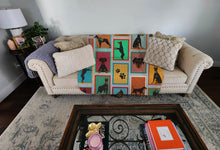 Load image into Gallery viewer, Lots of Doberman Pinscher Quilted Blanket 50x60
