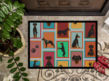 Load image into Gallery viewer, Lots of Doberman Pinscher Doormat - 18x27 Decorative Floor Mat – Indoor/Outdoor Rug with Artistic Flair