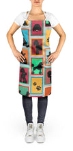 Load image into Gallery viewer, Lots of Black Standard Poodle Apron – Artist-Designed Kitchen, BBQ &amp; Craft Apron