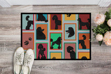 Load image into Gallery viewer, Lots of Black Standard Poodle Doormat - 24x36 Decorative Floor Mat – Indoor/Outdoor Rug with Artistic Flair