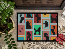 Load image into Gallery viewer, Lots of Black Standard Poodle Doormat - 24x36 Decorative Floor Mat – Indoor/Outdoor Rug with Artistic Flair