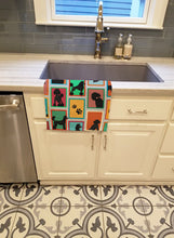 Load image into Gallery viewer, Lots of Black Standard Poodle Kitchen Towel