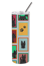 Load image into Gallery viewer, Lots of Scottish Terrier Stainless Steel 20 oz Skinny Tumbler