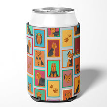 Load image into Gallery viewer, Lots of Black and Tan Yorkie Can or Bottle Hugger