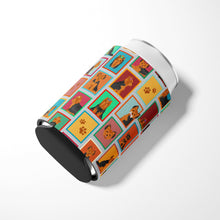 Load image into Gallery viewer, Lots of Black and Tan Yorkie Can or Bottle Hugger