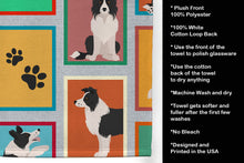 Load image into Gallery viewer, Lots of Border Collie Kitchen Towel