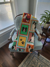 Load image into Gallery viewer, Lots of Border Collie Quilted Blanket 50x60