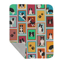 Load image into Gallery viewer, Lots of Border Collie Quilted Blanket 50x60