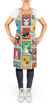Load image into Gallery viewer, Lots of Siberian Husky Apron – Artist-Designed Kitchen, BBQ &amp; Craft Apron