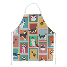 Load image into Gallery viewer, Lots of Siberian Husky Apron – Artist-Designed Kitchen, BBQ &amp; Craft Apron