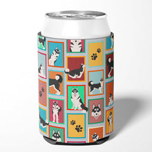 Load image into Gallery viewer, Lots of Siberian Husky Can or Bottle Hugger