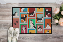 Load image into Gallery viewer, Lots of Siberian Husky Doormat - 24x36 Decorative Floor Mat – Indoor/Outdoor Rug with Artistic Flair