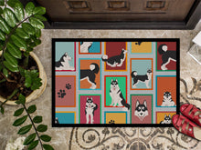 Load image into Gallery viewer, Lots of Siberian Husky Doormat - 24x36 Decorative Floor Mat – Indoor/Outdoor Rug with Artistic Flair