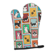 Load image into Gallery viewer, Lots of Siberian Husky Oven Mitt