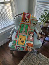 Load image into Gallery viewer, Lots of Harlequin Natural Ears Great Dane Quilted Blanket 50x60
