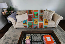Load image into Gallery viewer, Lots of Chocolate Standard Poodle Quilted Blanket 50x60