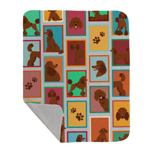 Load image into Gallery viewer, Lots of Chocolate Standard Poodle Quilted Blanket 50x60
