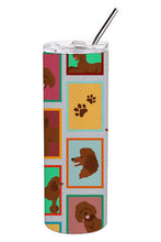 Load image into Gallery viewer, Lots of Chocolate Standard Poodle Stainless Steel 20 oz Skinny Tumbler