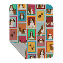 Load image into Gallery viewer, Lots of Shih Tzu Quilted Blanket 50x60