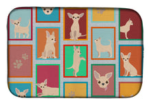 Load image into Gallery viewer, Lots of Chihuahua Dish Drying Mat