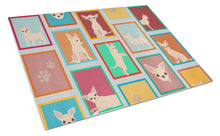 Load image into Gallery viewer, Lots of Chihuahua Glass Cutting Boards – Durable, Decorative Kitchen Art Large