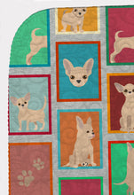 Load image into Gallery viewer, Lots of Chihuahua Quilted Blanket 50x60