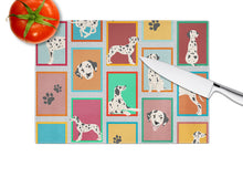 Load image into Gallery viewer, Lots of Dalmatian Glass Cutting Boards – Durable, Decorative Kitchen Art Large