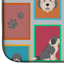 Load image into Gallery viewer, Lots of Old English Sheepdog Dish Drying Mat