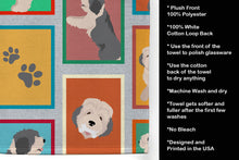 Load image into Gallery viewer, Lots of Old English Sheepdog Kitchen Towel