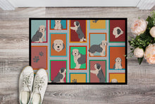 Load image into Gallery viewer, Lots of Old English Sheepdog Doormat - 18x27 Decorative Floor Mat – Indoor/Outdoor Rug with Artistic Flair