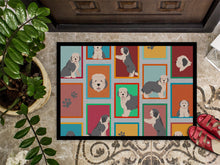 Load image into Gallery viewer, Lots of Old English Sheepdog Doormat - 18x27 Decorative Floor Mat – Indoor/Outdoor Rug with Artistic Flair