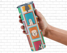 Load image into Gallery viewer, Lots of Old English Sheepdog Stainless Steel 20 oz Skinny Tumbler