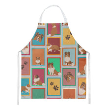 Load image into Gallery viewer, Lots of Sheltie Apron – Artist-Designed Kitchen, BBQ &amp; Craft Apron