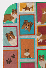 Load image into Gallery viewer, Lots of Sheltie Quilted Blanket 50x60