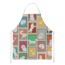 Load image into Gallery viewer, Lots of Great Pyrenees Apron – Artist-Designed Kitchen, BBQ &amp; Craft Apron