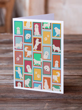 Load image into Gallery viewer, Lots of Great Pyrenees Greeting Cards -  Blank Note Cards – 8-Pack of Artist-Designed Cards with Envelopes