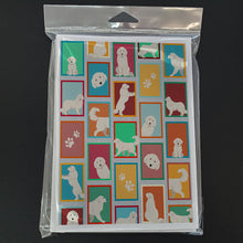 Load image into Gallery viewer, Lots of Great Pyrenees Greeting Cards -  Blank Note Cards – 8-Pack of Artist-Designed Cards with Envelopes