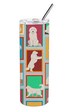Load image into Gallery viewer, Lots of Great Pyrenees Stainless Steel 20 oz Skinny Tumbler