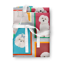 Load image into Gallery viewer, Lots of Maltese Apron – Artist-Designed Kitchen, BBQ &amp; Craft Apron