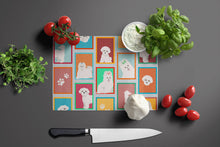 Load image into Gallery viewer, Lots of Maltese Glass Cutting Boards – Durable, Decorative Kitchen Art Large