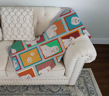 Load image into Gallery viewer, Lots of Maltese Quilted Blanket 50x60