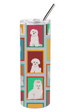 Load image into Gallery viewer, Lots of Maltese Stainless Steel 20 oz Skinny Tumbler