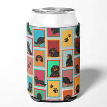 Load image into Gallery viewer, Lots of Black and Tan Cavalier King Charles Spaniel Can or Bottle Hugger