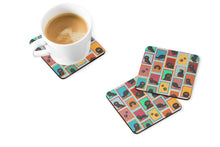 Load image into Gallery viewer, Lots of Black and Tan Cavalier King Charles Spaniel Foam Coaster