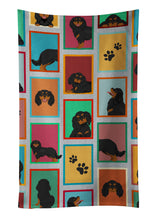 Load image into Gallery viewer, Lots of Black and Tan Cavalier King Charles Spaniel Kitchen Towel