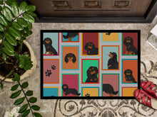 Load image into Gallery viewer, Lots of Black and Tan Cavalier King Charles Spaniel Doormat - 18x27 Decorative Floor Mat – Indoor/Outdoor Rug with Artistic Flair