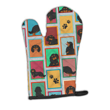 Load image into Gallery viewer, Lots of Black and Tan Cavalier King Charles Spaniel Oven Mitt