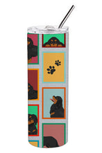 Load image into Gallery viewer, Lots of Black and Tan Cavalier King Charles Spaniel Stainless Steel 20 oz Skinny Tumbler