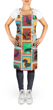 Load image into Gallery viewer, Lots of Black and Tan Dachshund Apron – Artist-Designed Kitchen, BBQ &amp; Craft Apron