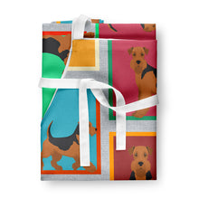Load image into Gallery viewer, Lots of Airedale Terrier Apron – Artist-Designed Kitchen, BBQ &amp; Craft Apron